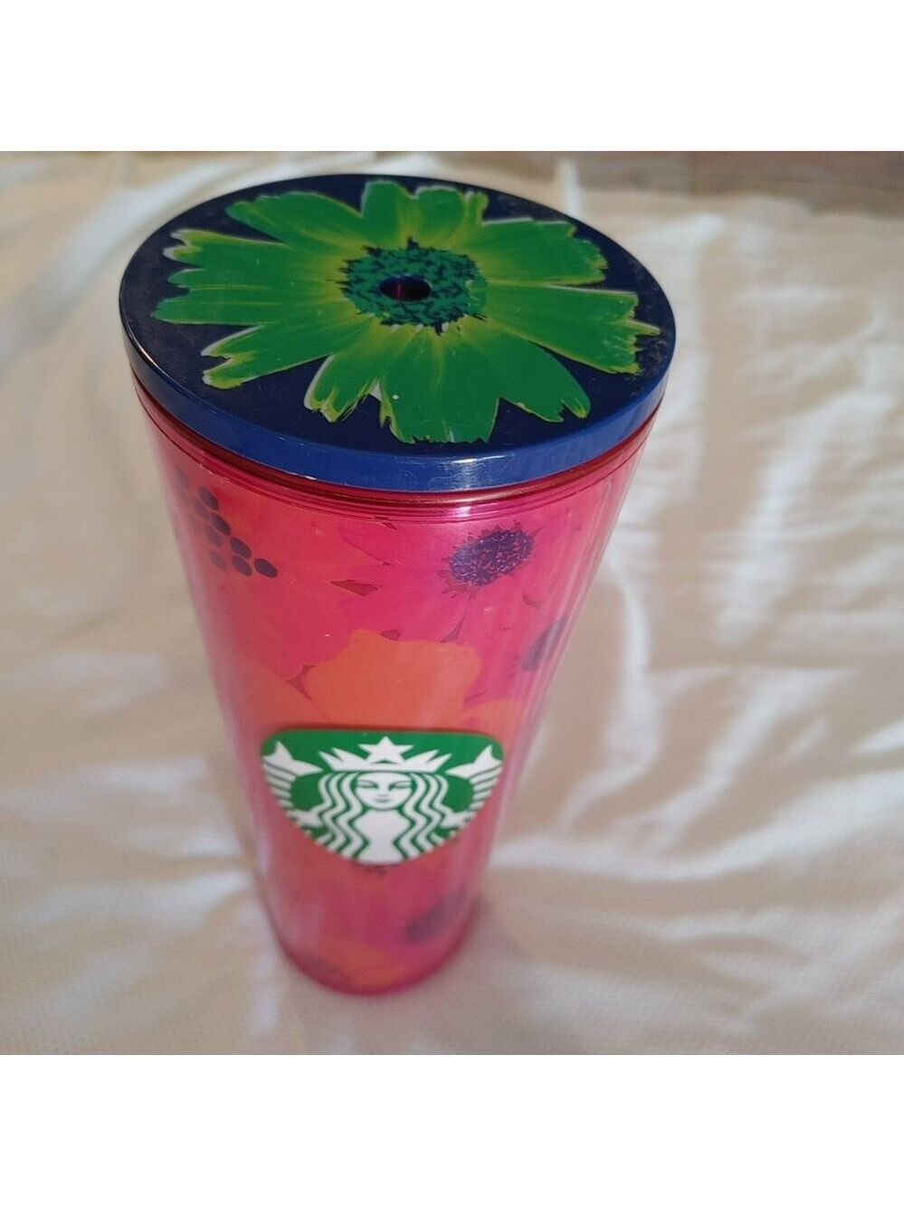 Starbucks Summer 2022 Floral Hibiscus Flower Tumbler